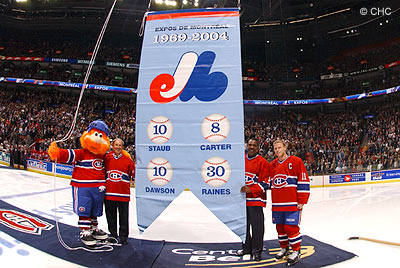 Le Canadiens Honore les Expos